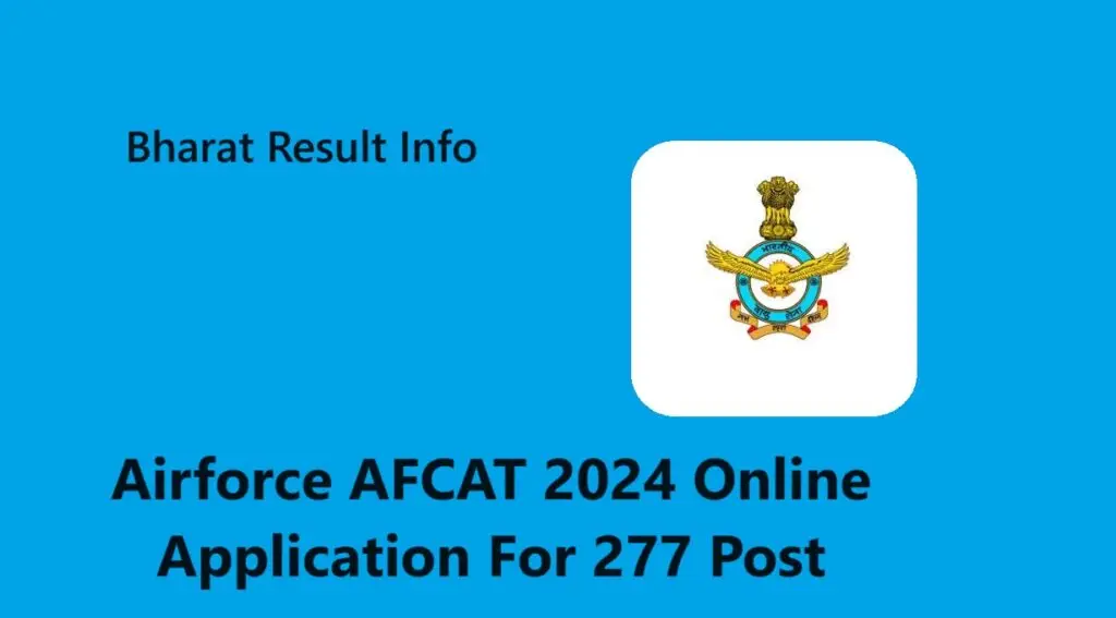 Airforce AFCAT 2024 Online Application 