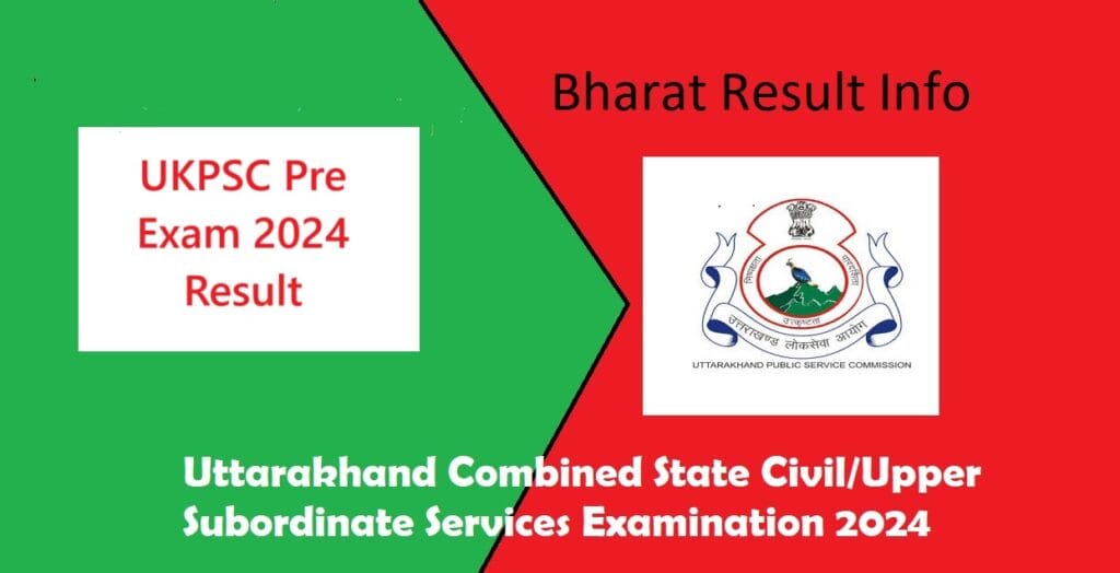 UKPSC Pre Exam Result 2024