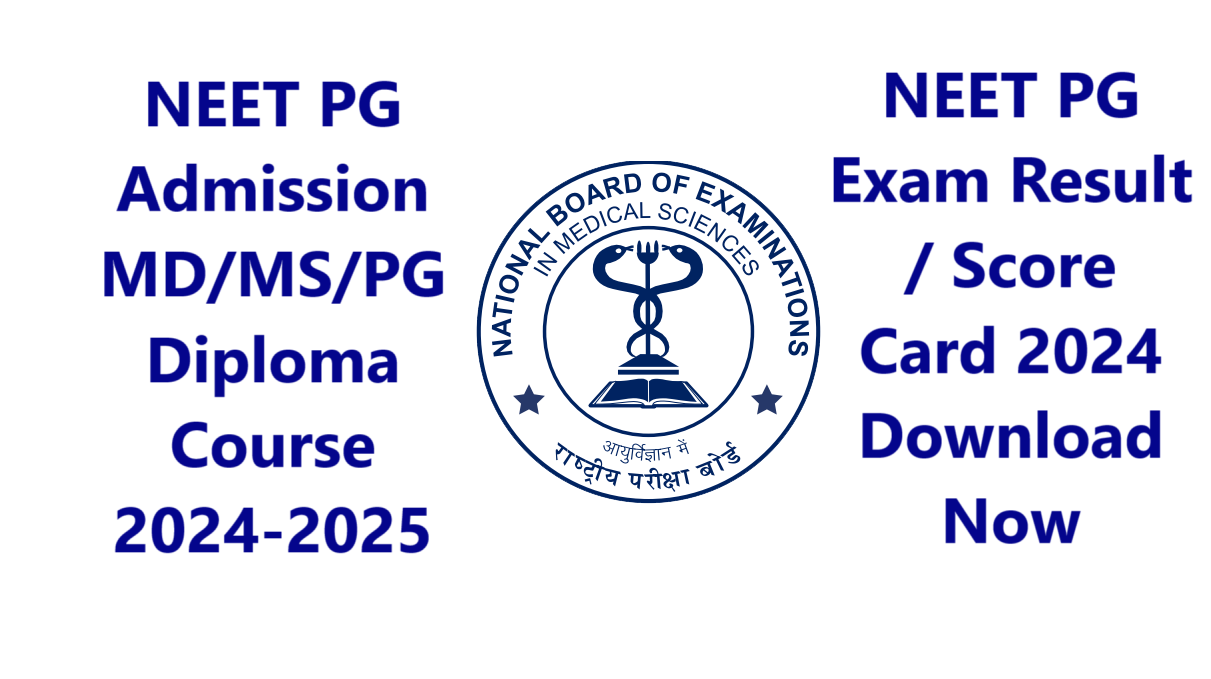 NEET PG Admission 2024