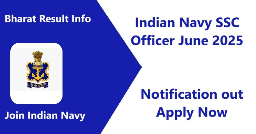 Indian Navy SSC Officer June 2025