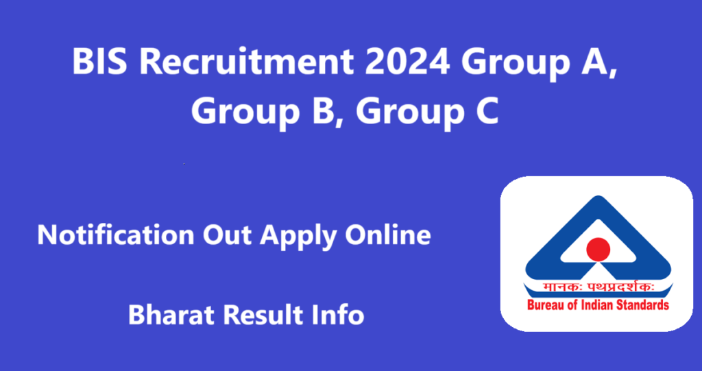 BIS Recruitment 2024