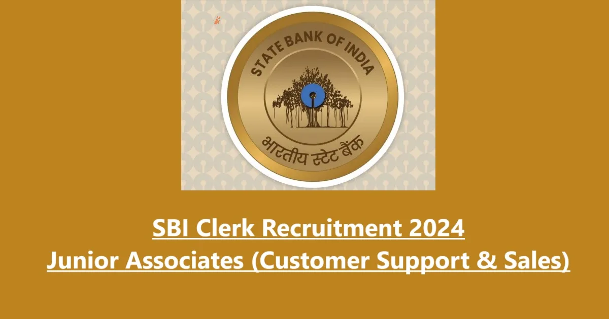 SBI Clerk Recruitment 2024