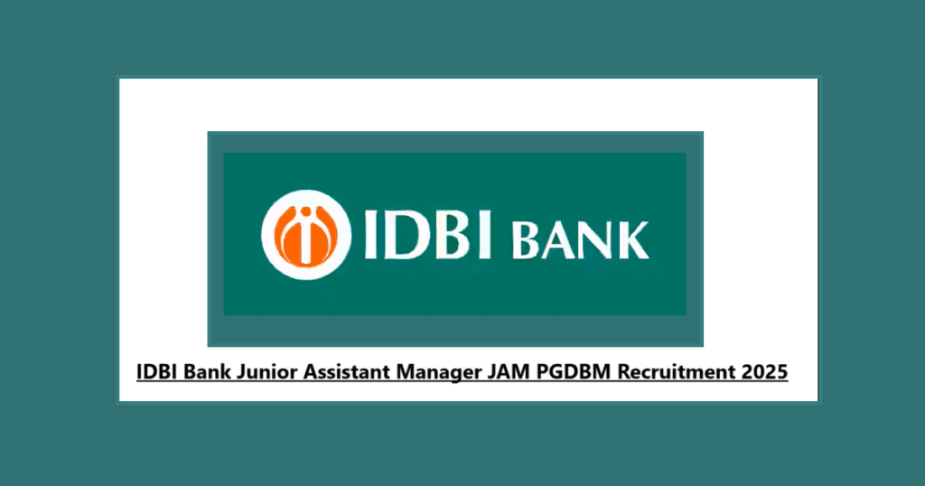 IDBI Bank Junior Assistant Manager