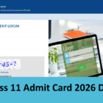 Nvs class 11 admit card 2026 download