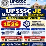 UPSSSC JE Recruitment 2026